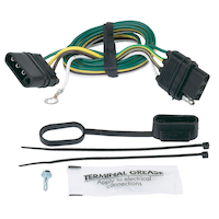 Hopkins 4 Wire Flat Extension, 32-inch Extension Cord, 4 Flat Extension Composite_or_Mixed