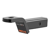 CURT 45830 Class 3 Trailer Hitch Ball Mount, Fits 2-in Receiver, Drop/Rise Design