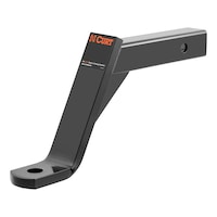 CURT 45891 Class 3 Trailer Hitch Ball Mount, Fits 2-in Receiver, 8-in Drop / 6-in Rise