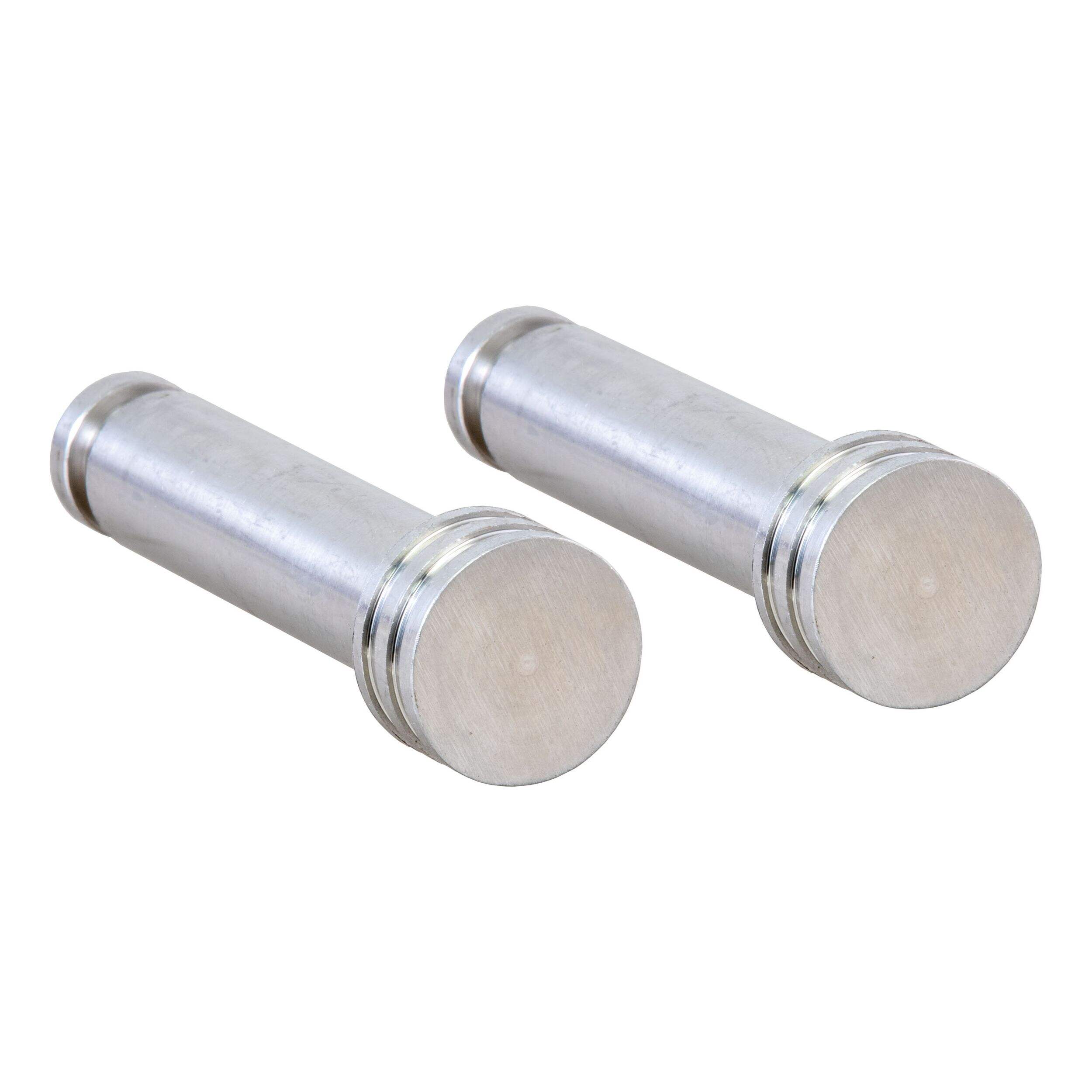 CURT 45931 Replacement Adjustable Ball Mount Pins, Steel with Zinc Finish, 2-pk Front_Angled_Right