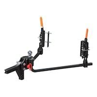 CURT 17510 TruTrack 2P Trailer-Mounted Weight Distribution Hitch with Sway Control