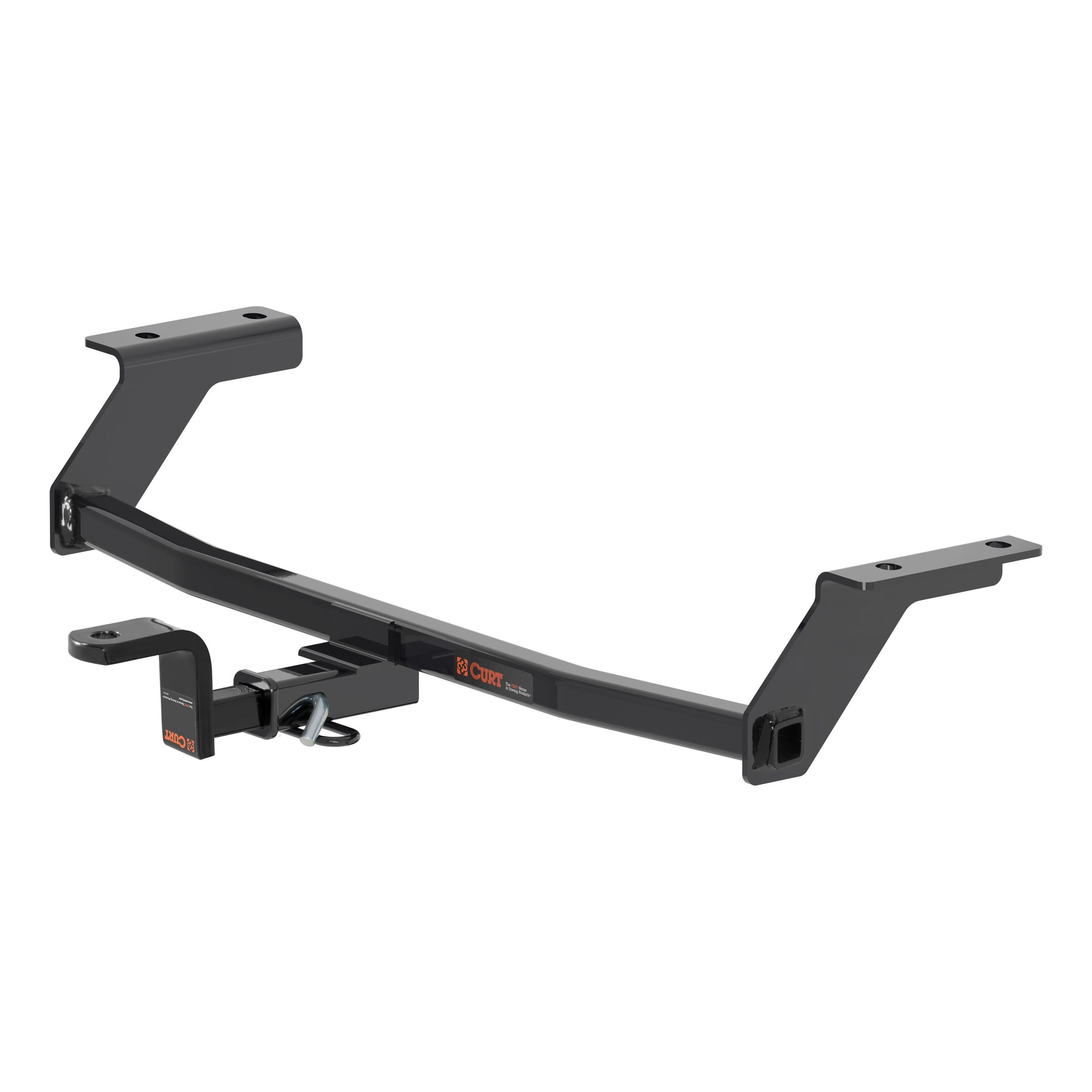 CURT 116333 Class 1 Trailer Hitch with Ball Mount, 11/4in Receiver