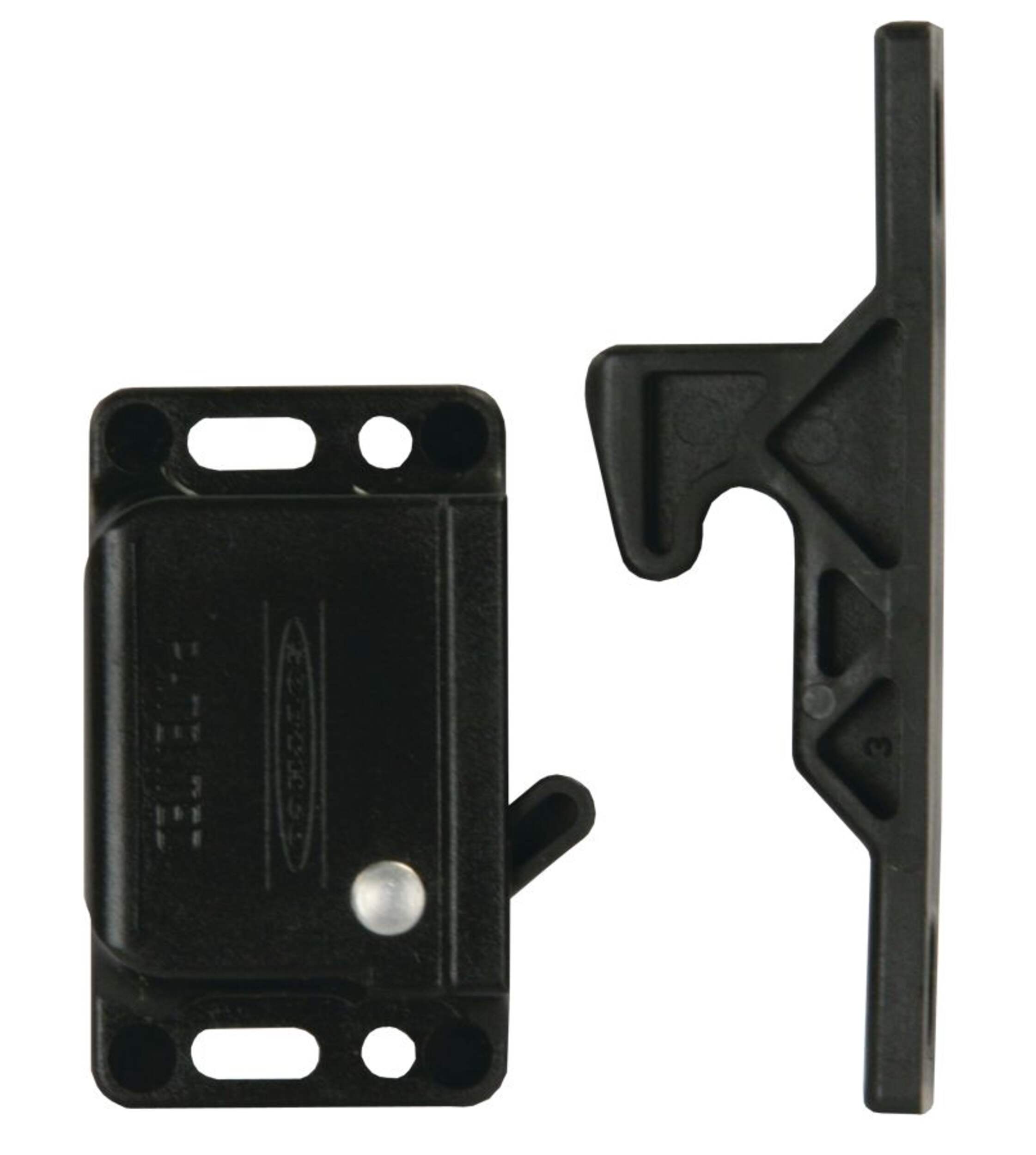 JR Products Spring Loaded RV Cabinet Latch Front_Flat