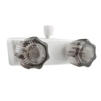 Dura Faucet DF-SA100S-WT-CA Plastic RV Shower Faucet Valve, White Front_Three_Fourths_Angled_Right