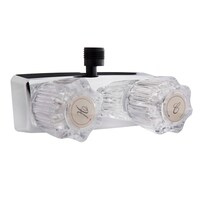 Dura Faucet DF-SA100A-CP-CA Plastic RV Shower Faucet Valve, Chrome Front_Three_Fourths_Angled_Right
