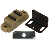 Loquet porte armoire magnétique JR Products 70275, montage surface