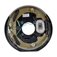 Assemblage de frein de remorque électrique Lippert 297956, 10 x 2,25 po, essieux de 3 500 lb, côté gauche Bottom_Flat