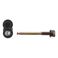 Goupille d’attelage verrouillable Thule STL2 Snug-Tite, système à une clé Composite_or_Mixed