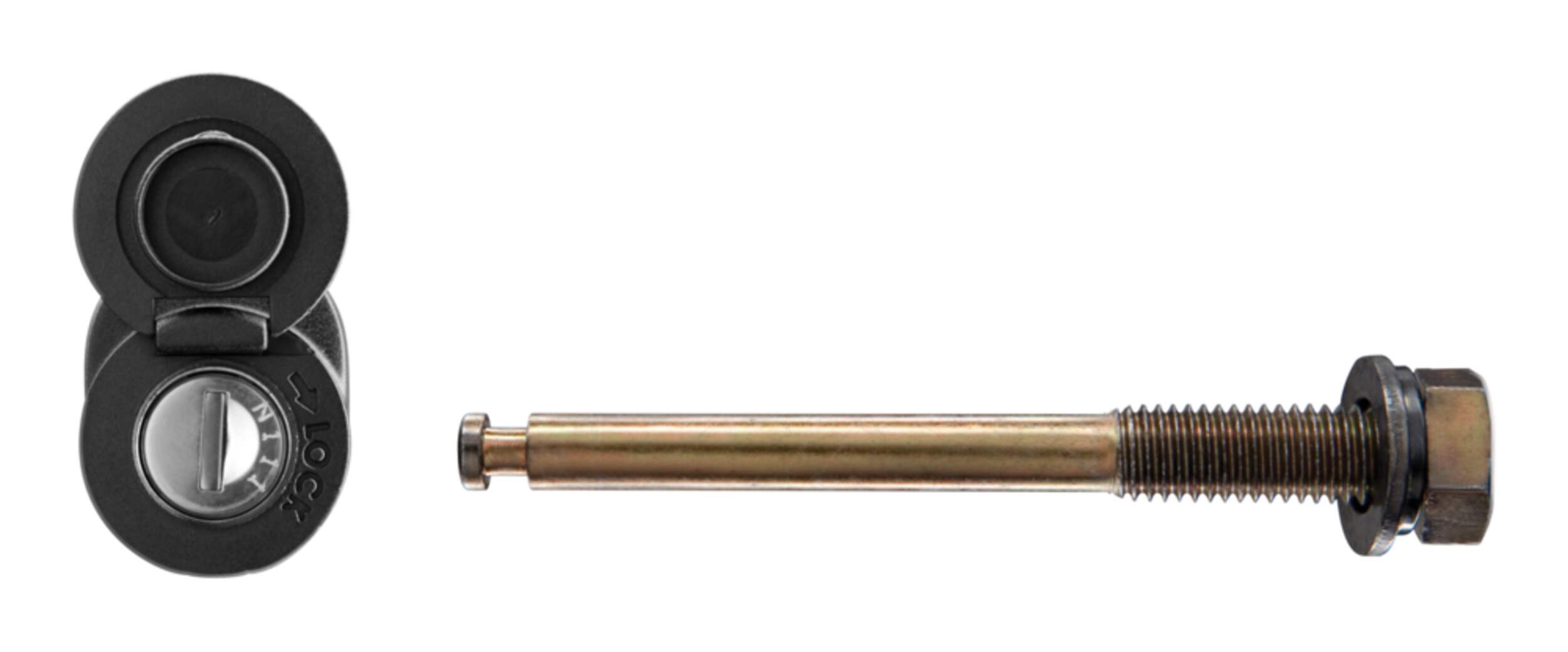 Thule STL2 Snug-Tite Locking Hitch Pin, One Key System Composite_or_Mixed