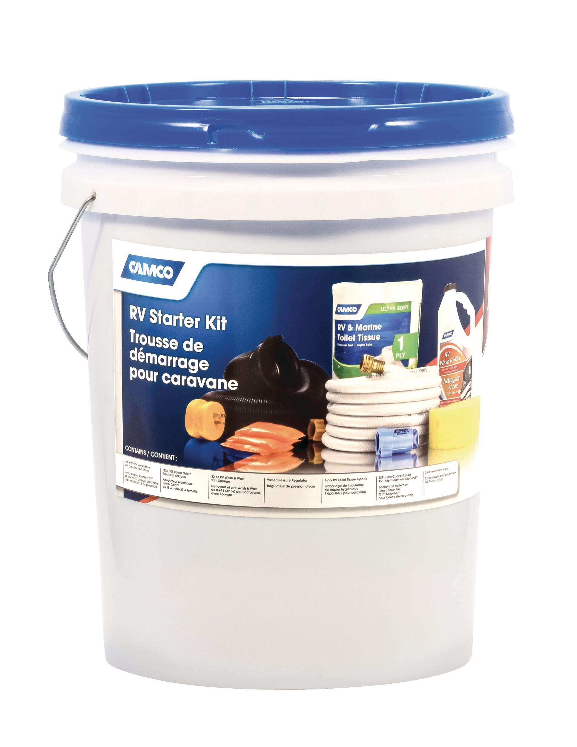 CAMCO 44742 RV Starter Kit Bucket-III Front_Elevated
