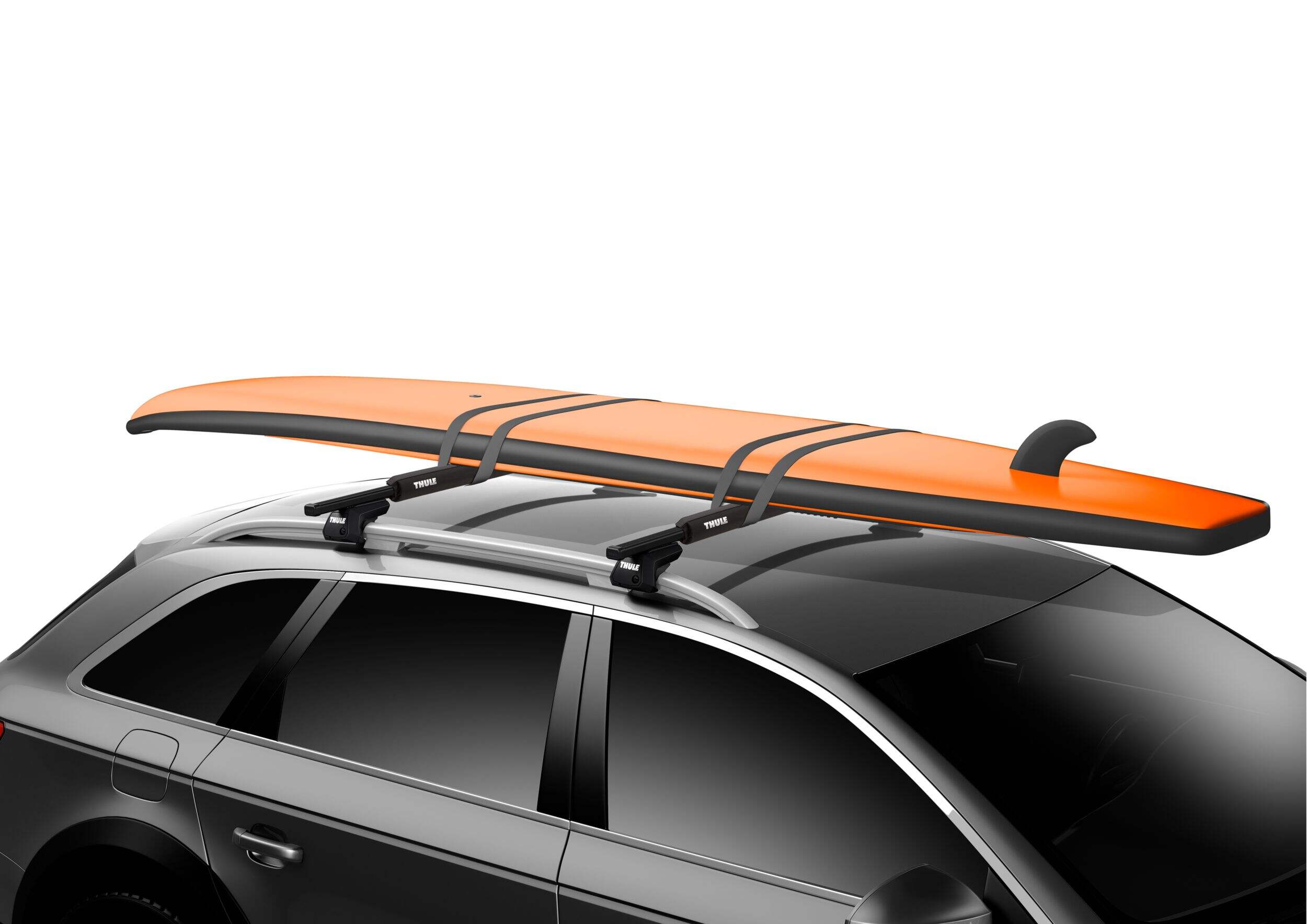 Thule Narrow Roof Top Mount Surf Pad, UV-Resistant, Large, 30-in, 2-pc Front_Angled_Left