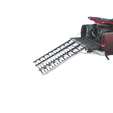 ATV & Snowmobile Aluminum Loading Ramp w/ Track Extension, 88 x 54-in Front_Angled_Left