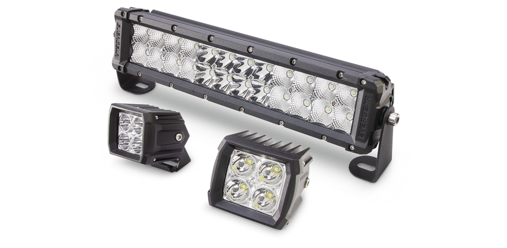 Evergear Off-Road Dual Row LED Light Bar & Spotlight Combo Kit