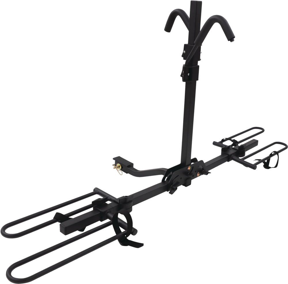 Certified 2Bike Platform Hitch Mount Bike Rack, Fits 11/4, 2in