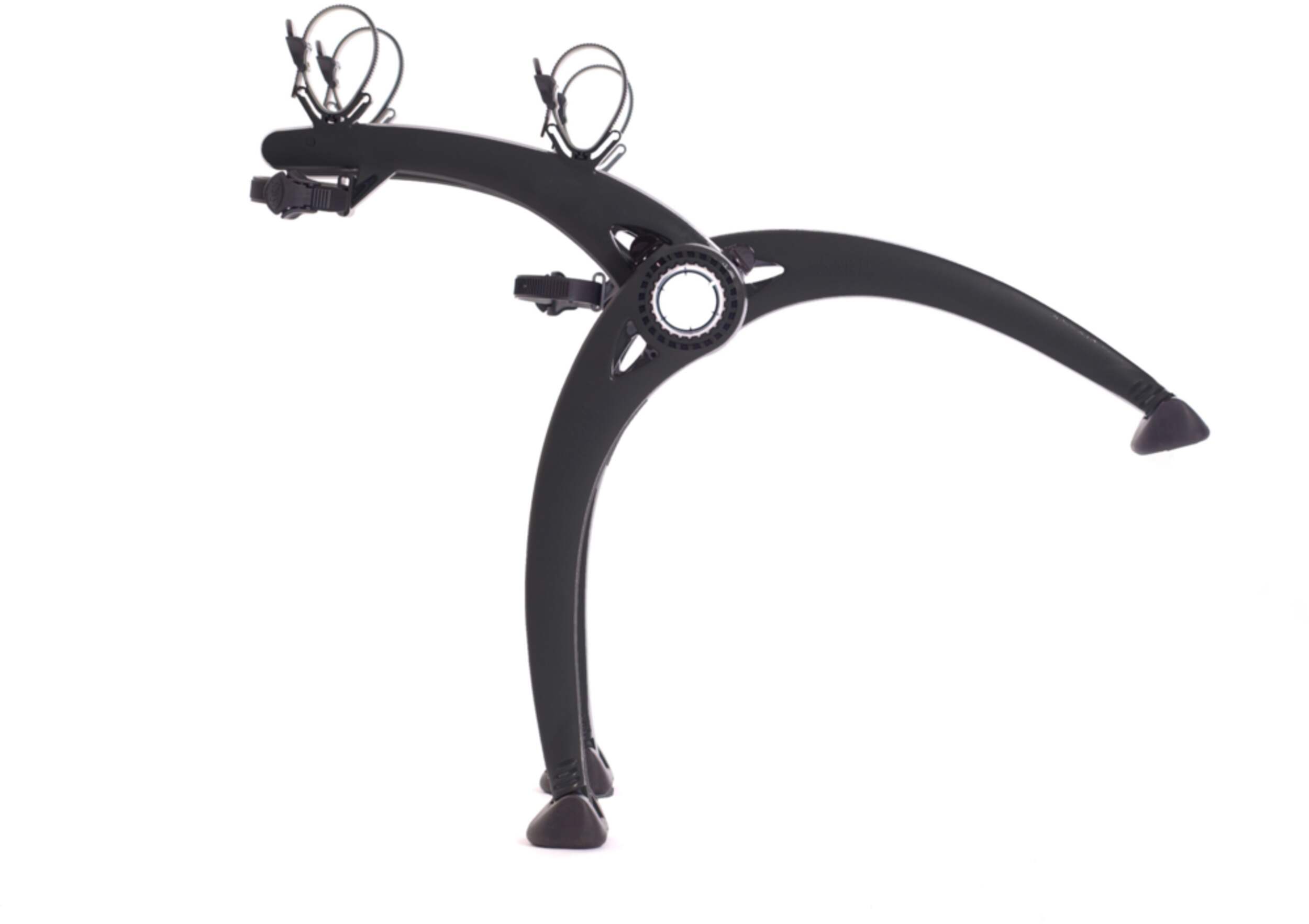 Saris Bones 2-Bike Trunk Mount Bike Rack, Adjustable, Black Side_Left
