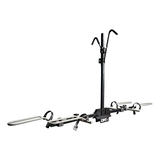 Support à plateforme sur attelage pour 2&nbsp;vélos Detail K2&nbsp;BCR590, attelages de 1-1/4 à 2&nbsp;po, noir Front_Angled_Left