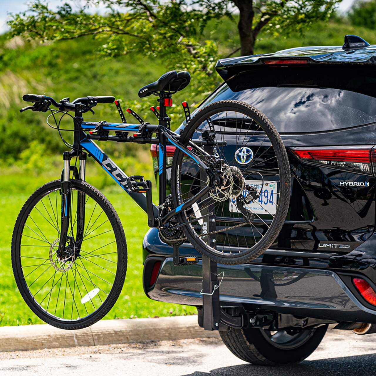 Dk2 hitch mounted 4 bicycle carrier hotsell