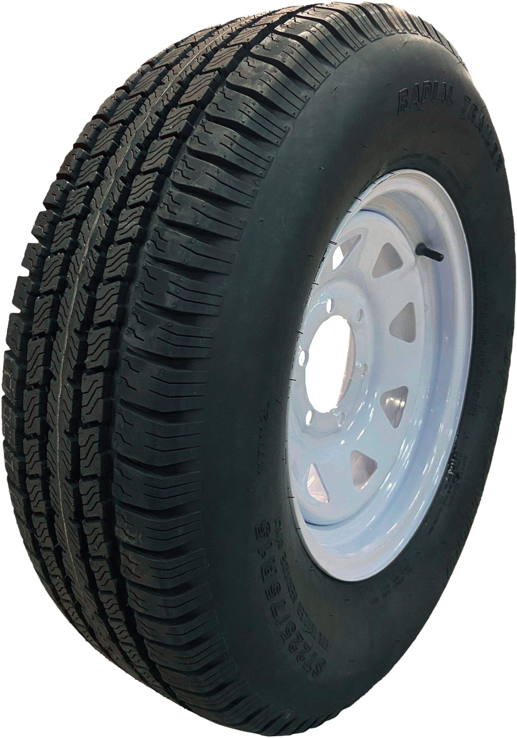 Pneu de remorque radial SuperCargo ST, ST225/75R15 Front_Three_Fourths_Angled_Right