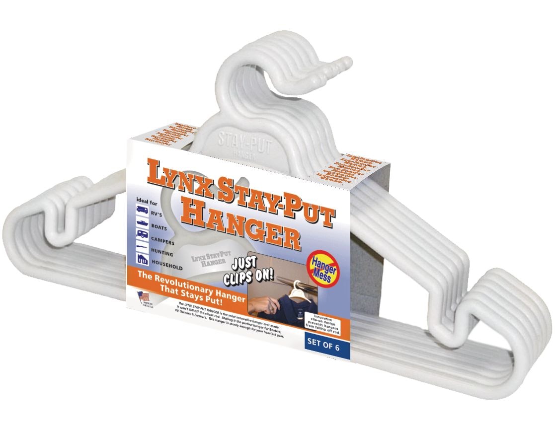Lynx StayPut UHook HeavyDuty RV Hangers, 6pk Canadian Tire