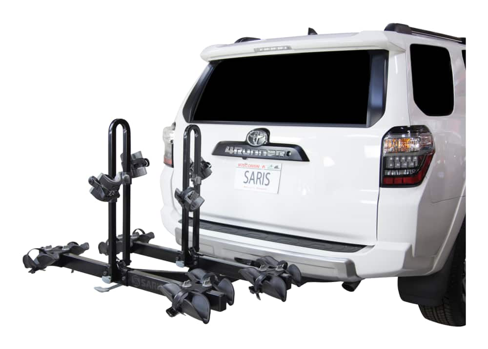 Saris Freedom 4-Bike Tray-Style Hitch Mount Bike Rack, Adjustable, Fits ...