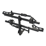 Support à plateforme sur attelage pour 2&nbsp;vélos électriques Detail&nbsp;K2 BCR690E, attelages de 2&nbsp;po, noir Front_Angled_Left