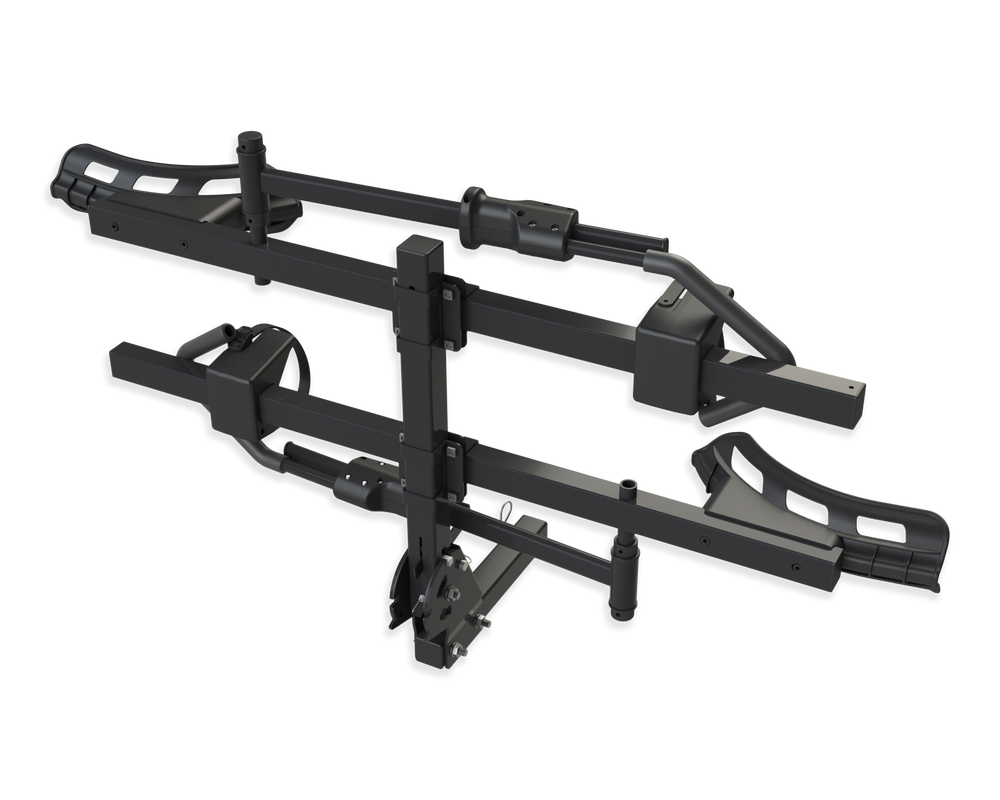 Detail K2 BCR690E 2Bike Platform Hitch Mount EBike Rack, Adjustable