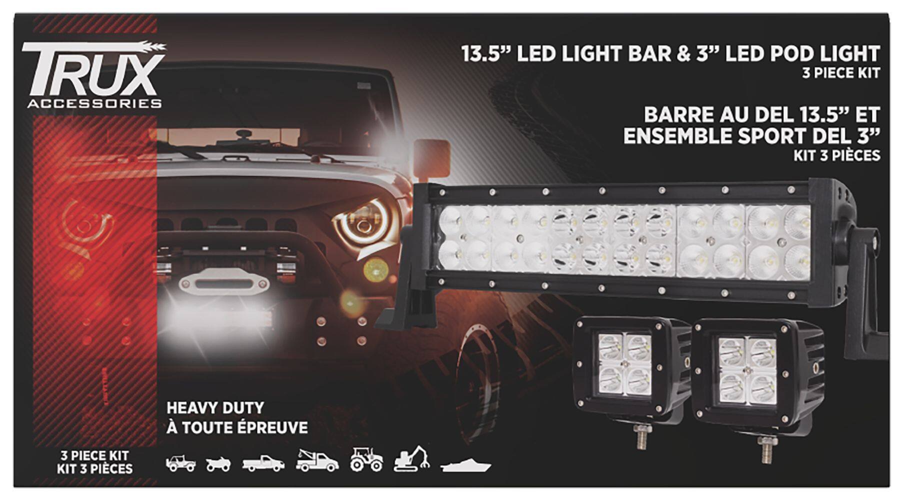 LED Off-Road Light Bar & Spotlight Combo Kit | Canadian Tire