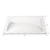 Puits de lumière Icon 01852, SL1824C, transparent Overhead_Plunge