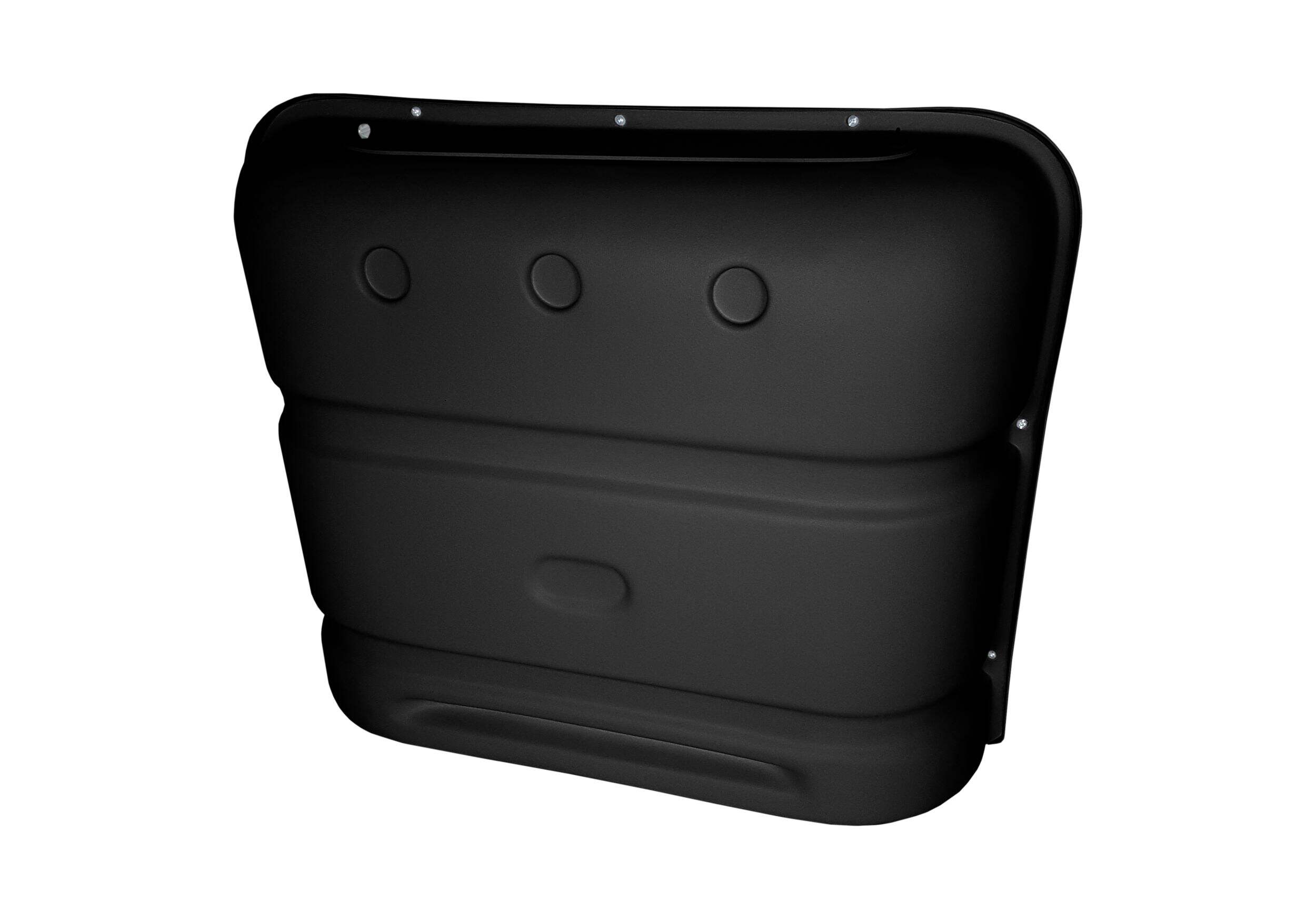 Icon 12867 RV Propane Tank Cover, PC-100/Black-D, Assembly Back_Angled_Right