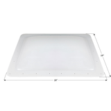 Icon 14402 Skylight, SL1525, White Overhead_Plunge
