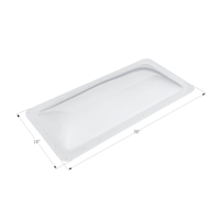 Icon 01851 Skylight, SL1434W, White Overhead_Plunge