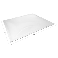 Icon 14002 Skylight, SL2834C, Clear