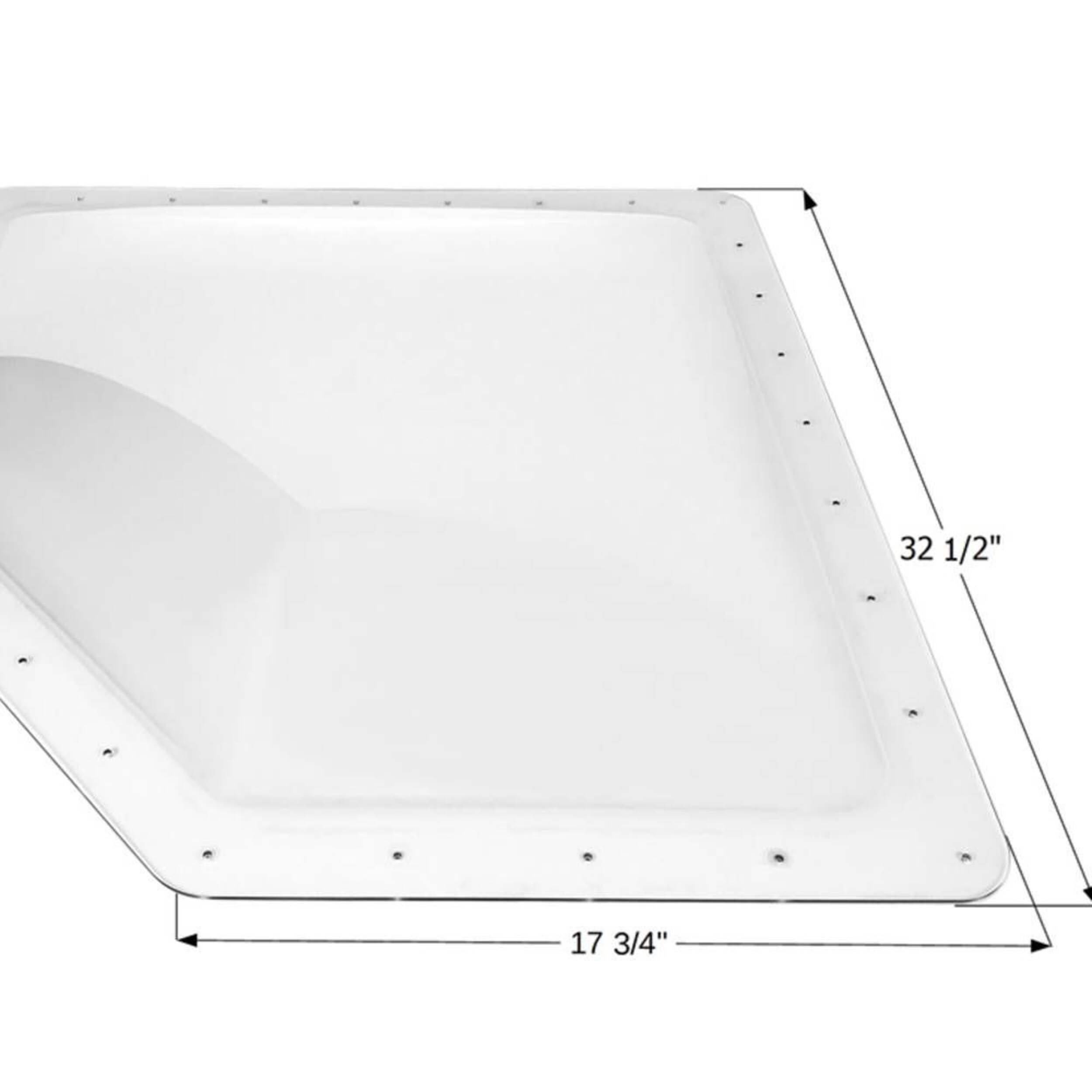 Icon 14885 Skylight, NSL2815, Clear Front_Angled_Right