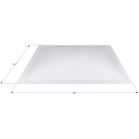 Icon 15483 Skylight, SL3036W, White