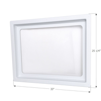Dôme intérieur puits lumière Icon 15092, profil bas, pour SL2230 Front_Angled_Left