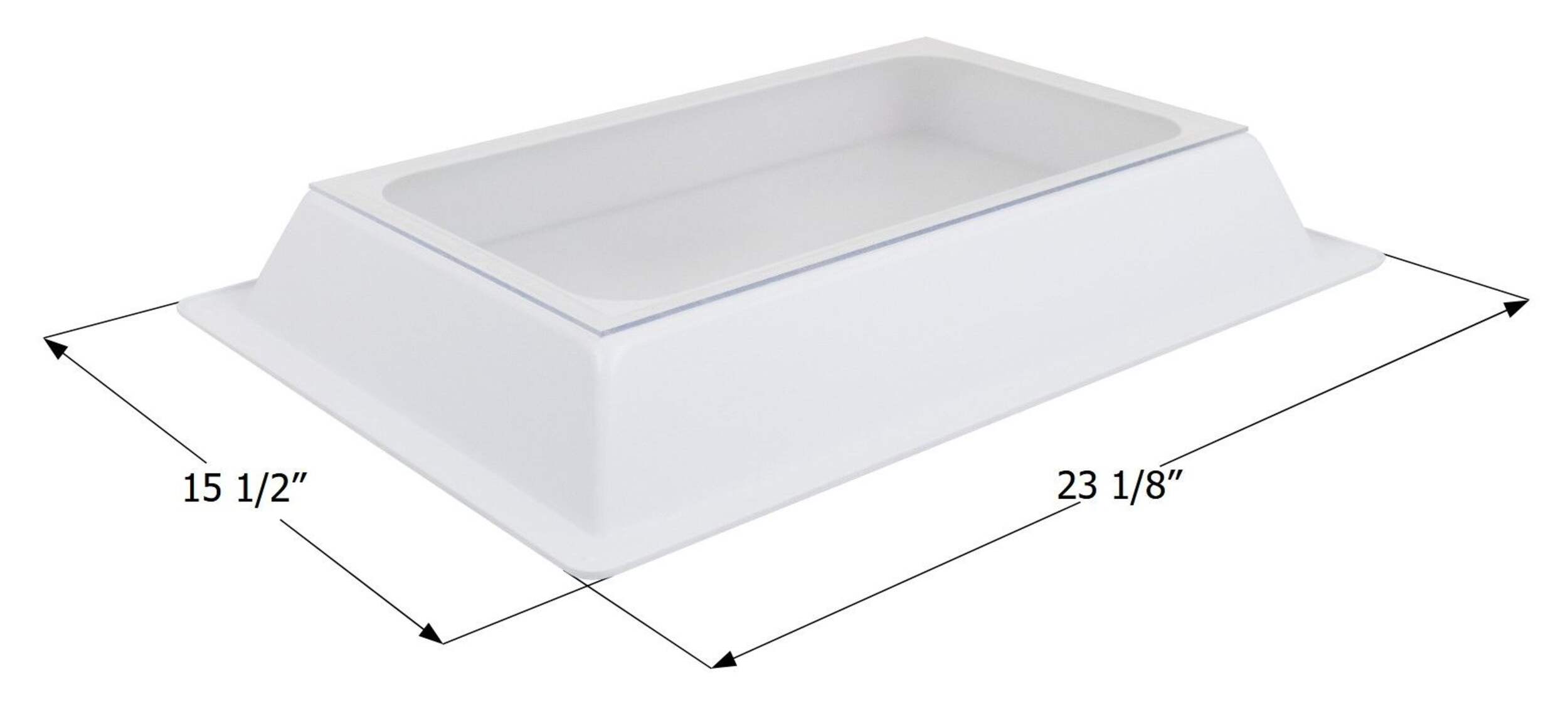 Icon 15791 Skylight Inner Dome, for SL1321 Overhead_Plunge