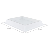 Icon 16597 Skylight Inner Dome, ABS Construction, for SL2430