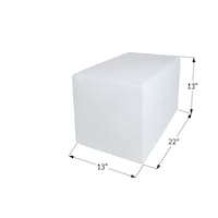 Icon 12459 Fresh Water Tank, WT2459, 22x13x13-in, 15-Gallon, Tank Only Front_Angled_Left