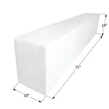 Icon 12451 Fresh Water Tank, WT2451, 71x14x10-in, 41-Gallon, Tank Only Front_Angled_Left