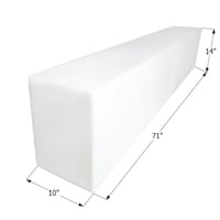 Icon 12451 Fresh Water Tank, WT2451, 71x14x10-in, 41-Gallon, Tank Only Front_Angled_Left