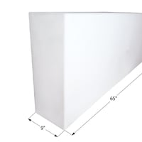 Icon 12458 Fresh Water Tank, WT2458, 65x22x9-in, 51-Gallon, Tank Only Front_Angled_Left