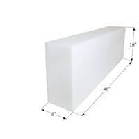 Icon 12503 Fresh Water Tank, WT2469, 48x16x8-in, 25-Gallon, Tank Only