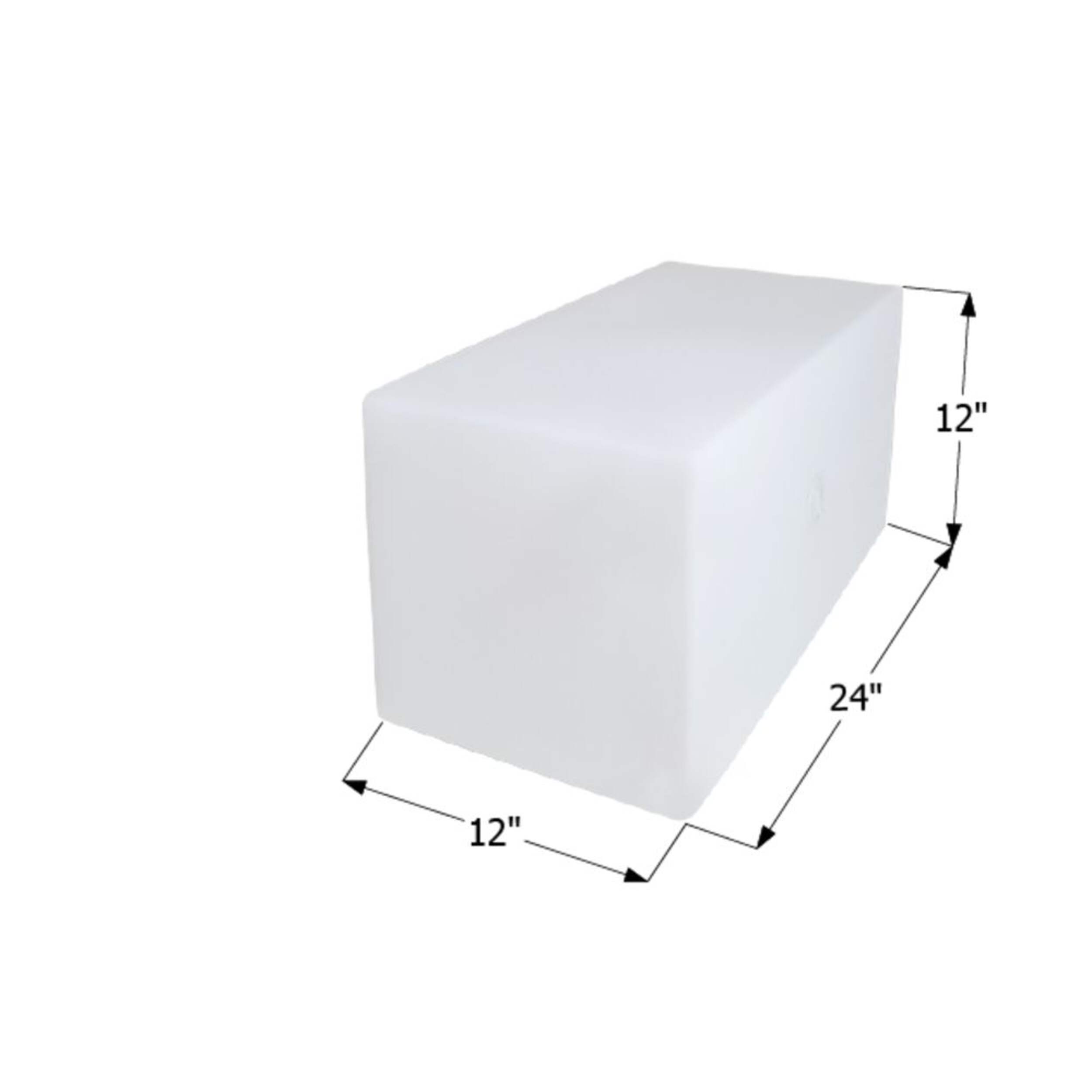 Réservoir d'eau potable Icon 12505, WT2471, 24 x 12 x 12, 15 gal, réservoir seul Front_Angled_Left