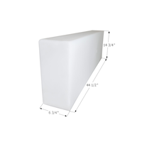 Icon 14433 Fresh Water Tank, WT3742, 44.5x14.75x6.75-in, 18-Gallon, Tank Only Overhead_Plunge