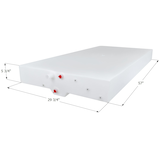 Réservoir d'eau potable Icon 14988, WT3881, 57 x 29,75 x 5,75 po, 40 gal Front_Angled_Left