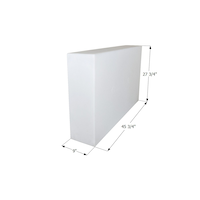 Icon 15456 Fresh Water Tank, WT4158, 45.75x27.75x9-in, 50-Gallon, Tank Only Front_Angled_Left