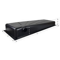 Icon 14309 Holding Tank, HT515-SD, 63x24x8-in, 34-Gallon