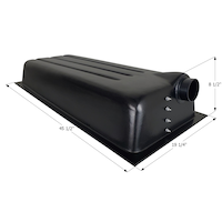 Icon 01602 Holding Tank, HT710-ED, 45.5x19.25x8.5-in, 21-Gallon Front_Angled_Right
