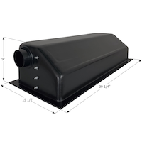 Icon 01603 Holding Tank, HT702-ED, 39.25x15.5x9-in, 14-Gallon