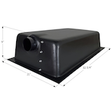 Icon 01605 Holding Tank, HT620A-ED, 32.75x21x9-in, 17-Gallon Front_Angled_Left
